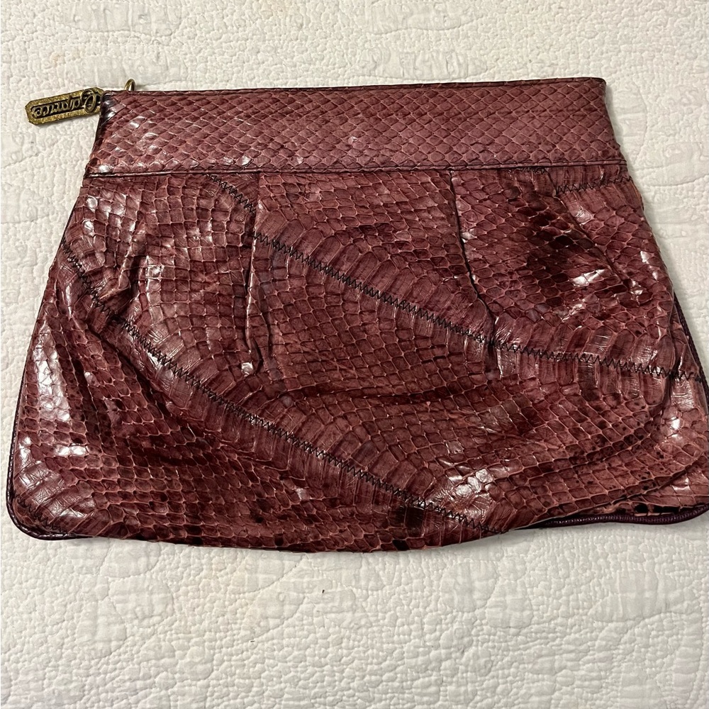 Vintage Caprice snakeskin handbag